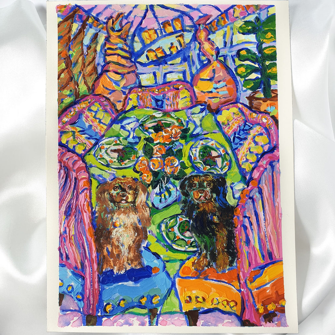 2 King Charles Spaniels