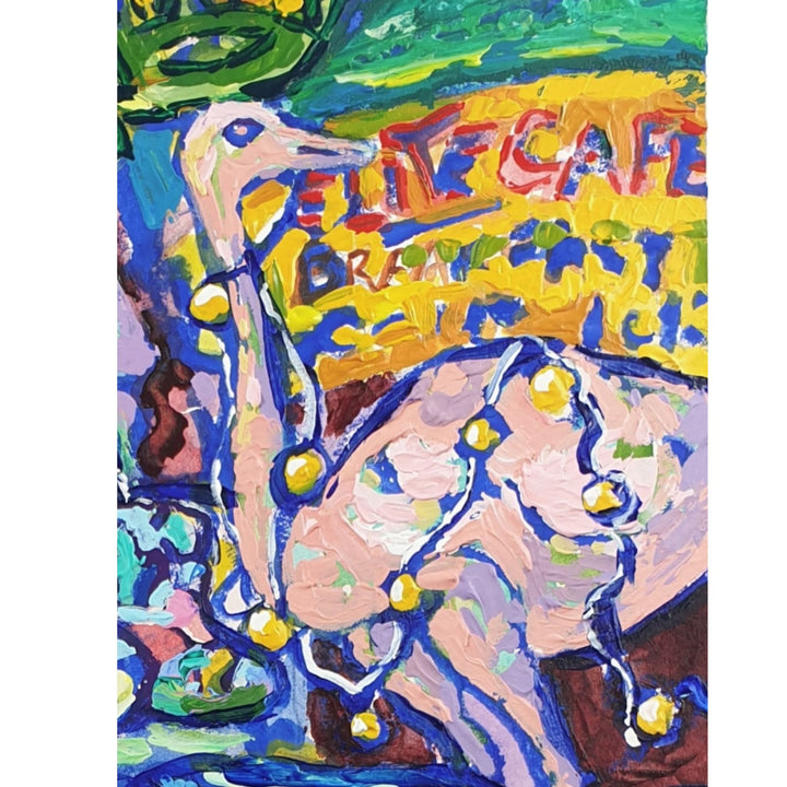 Billy & Beyoncé the ostrich